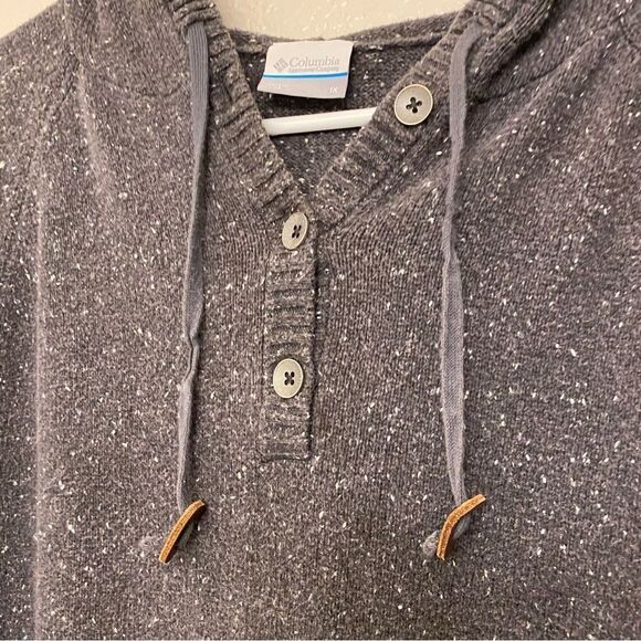 Columbia womans dark gray hooded sweater pullover hoodie plus size 1X - Picture 3 of 11